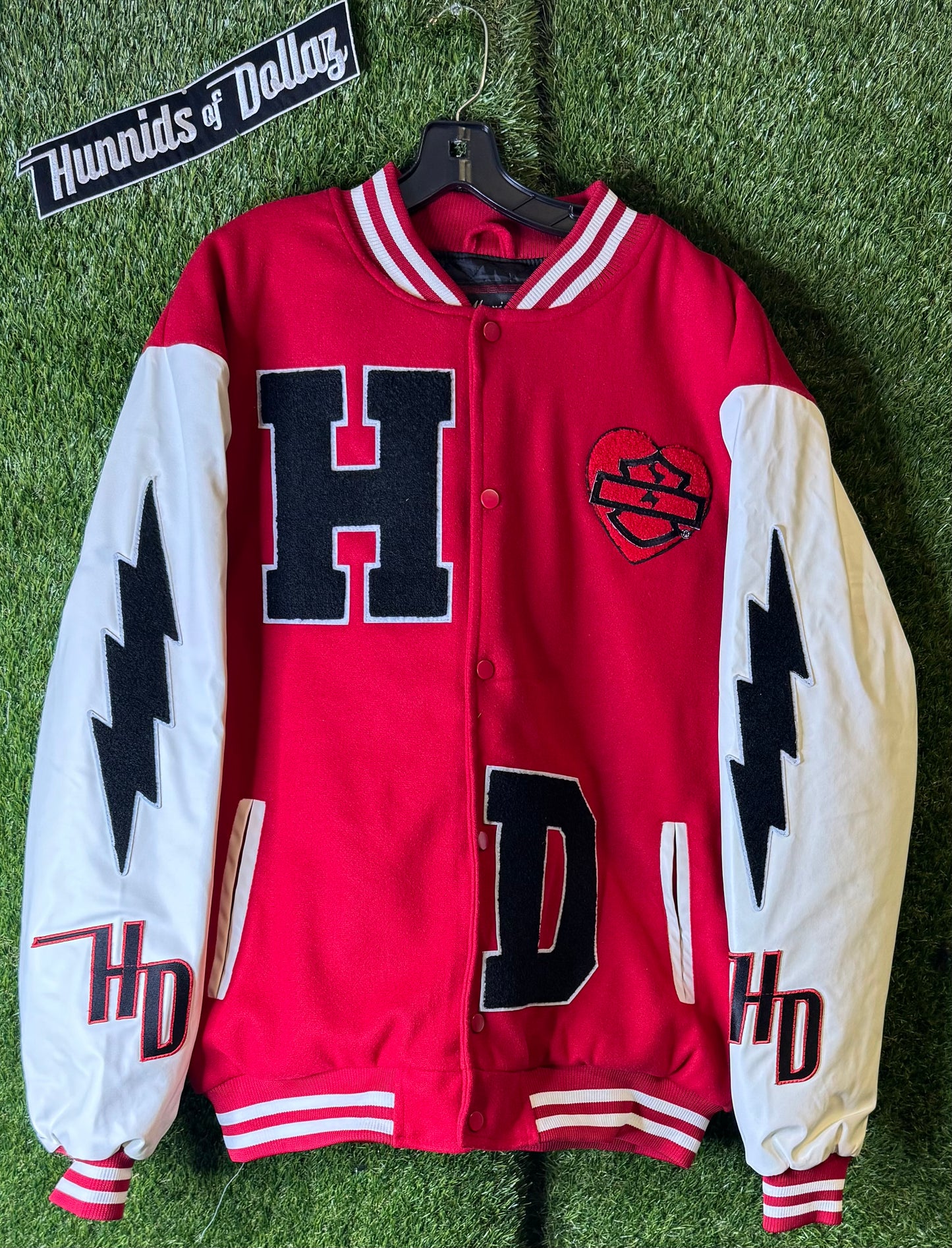 Black & Red lettermen ON SALE!