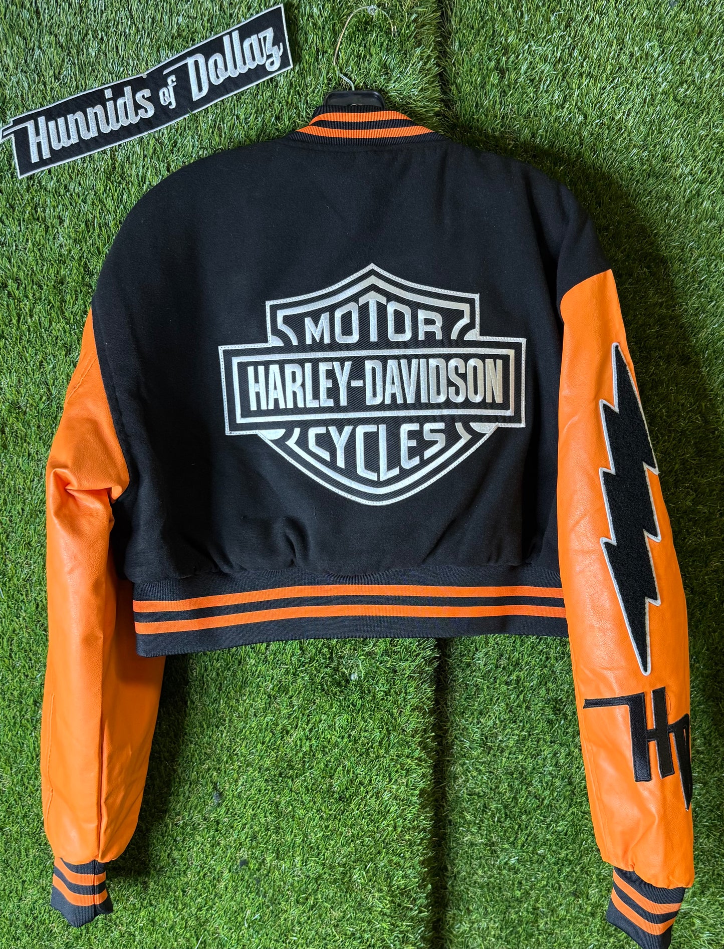 Black & Orange letterman ON SALE