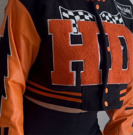 Black & Orange letterman ON SALE