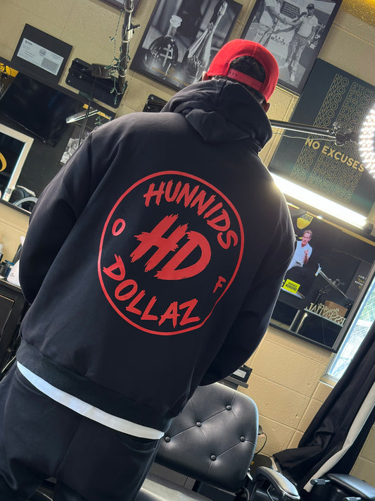 Black & Red Sweatsuit