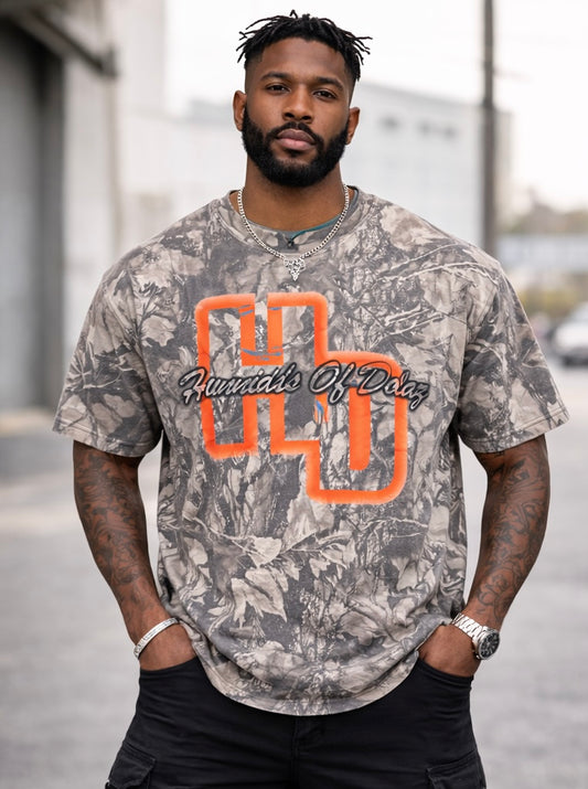 HD Signature Camouflage Tee (orange, and black)