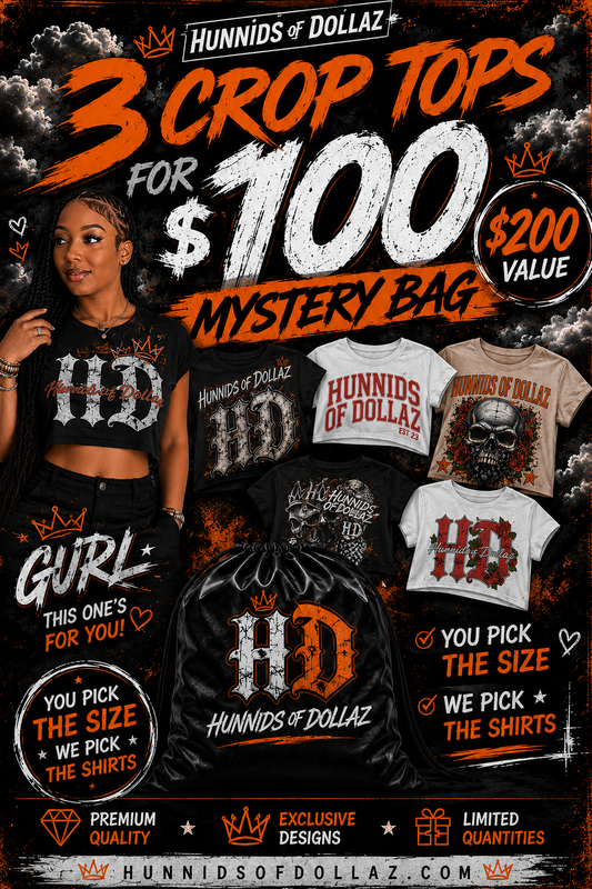 HD Mystery Bag – 3 Premium T-Shirts for $100