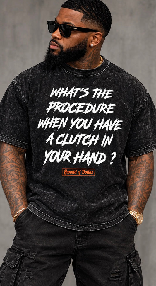 🔥 HD “LET GO” Acid Wash Tee