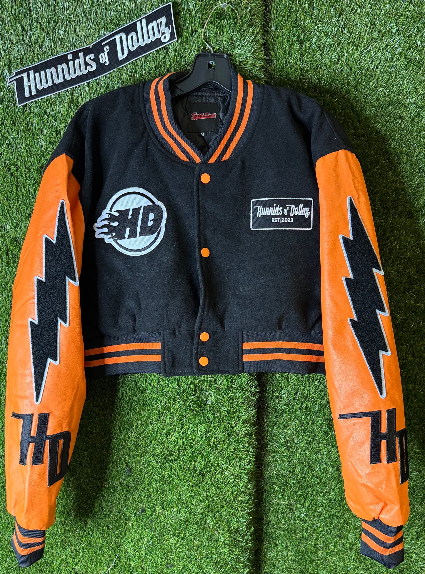 Black & Orange letterman ON SALE